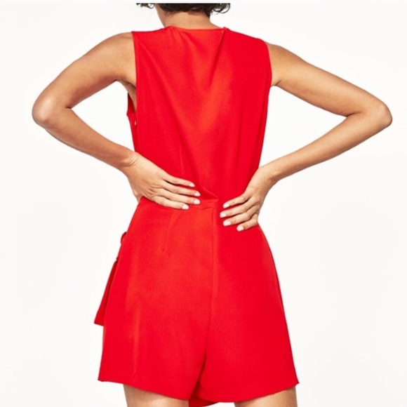 Zara bright red romper - Picture 5 of 6